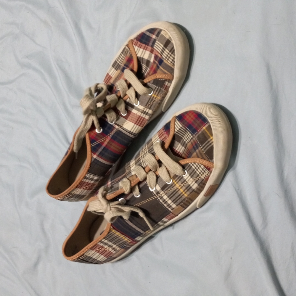Tommy Hilfiger Plaid Shoes